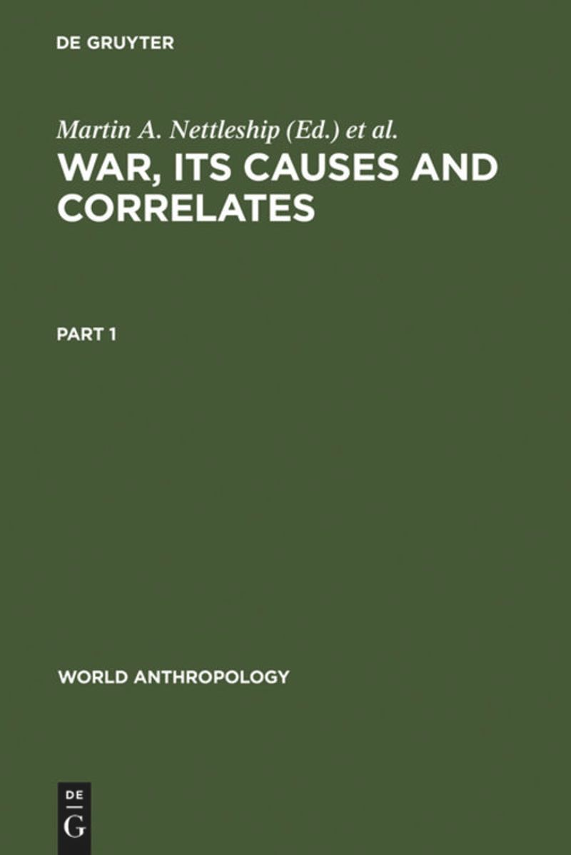 book: War, its Causes and Correlates