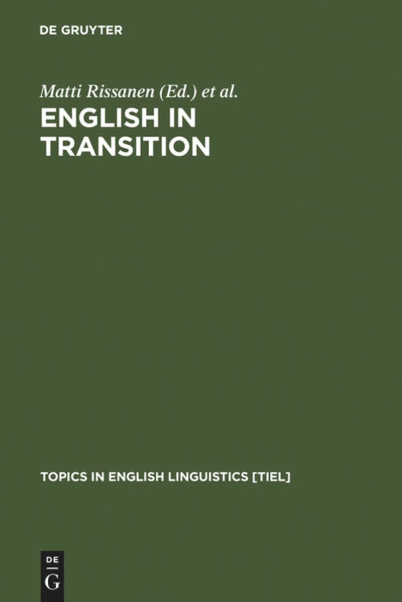 book: English in Transition