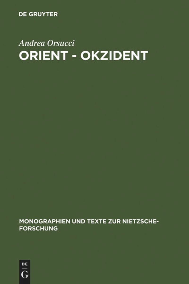 book: Orient - Okzident