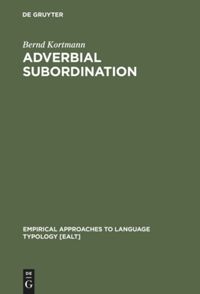 book: Adverbial Subordination