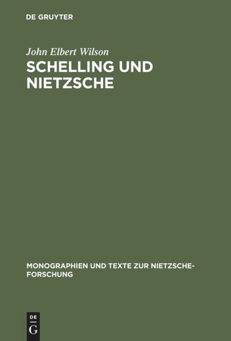 book: Schelling und Nietzsche