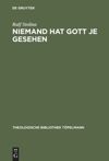 book: Niemand hat Gott je gesehen