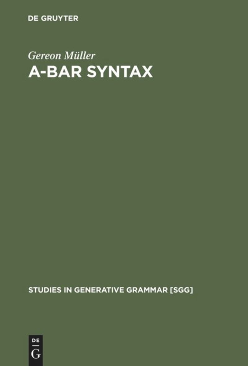 book: A-bar Syntax
