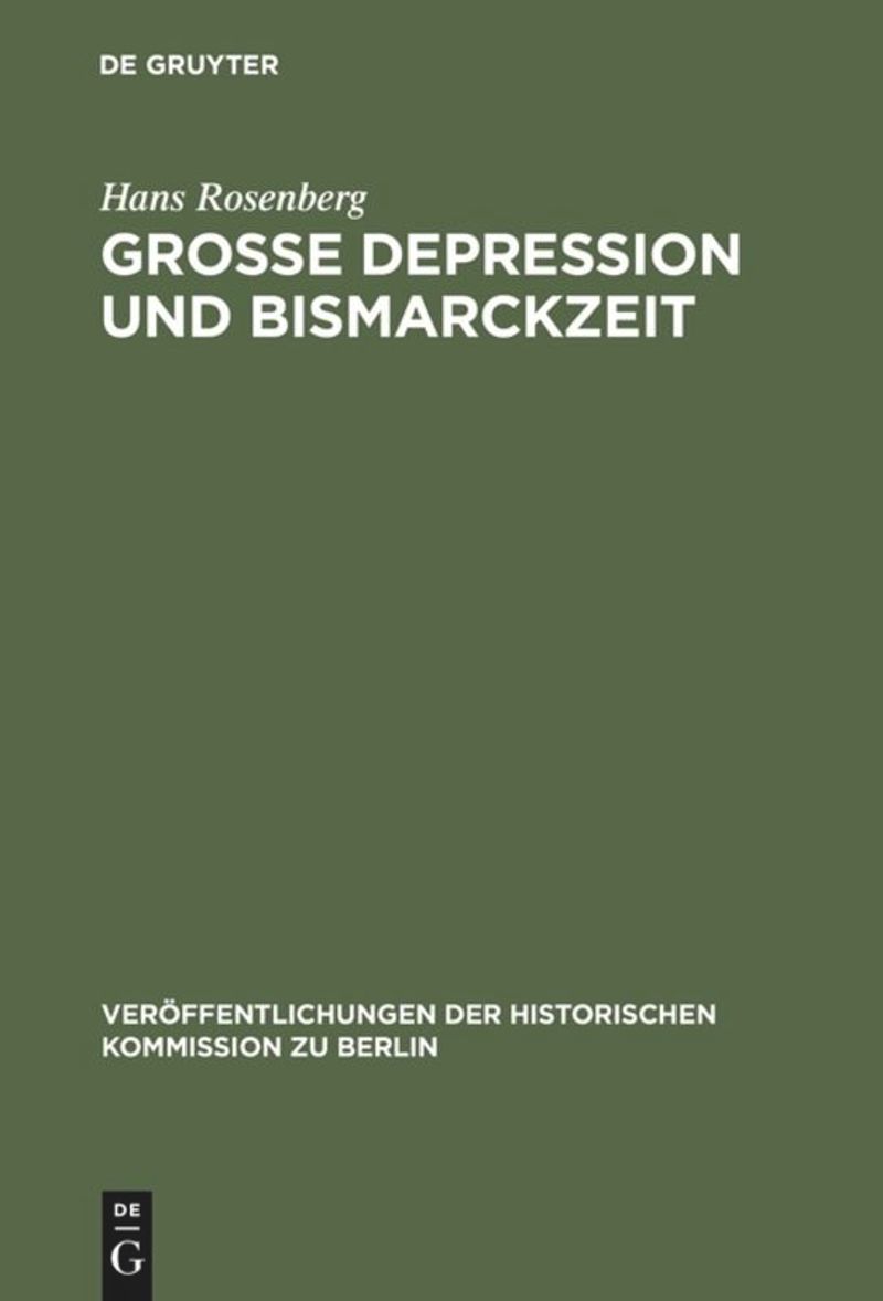 book: Grosse Depression und Bismarckzeit