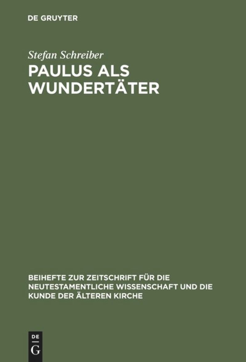 book: Paulus als Wundertäter