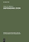 book: Defending Zion
