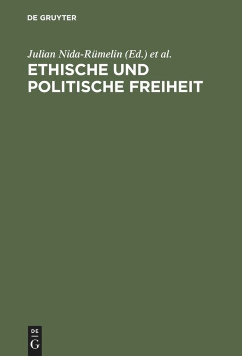 book: Ethische und politische Freiheit