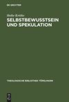 book: Selbstbewußtsein und Spekulation