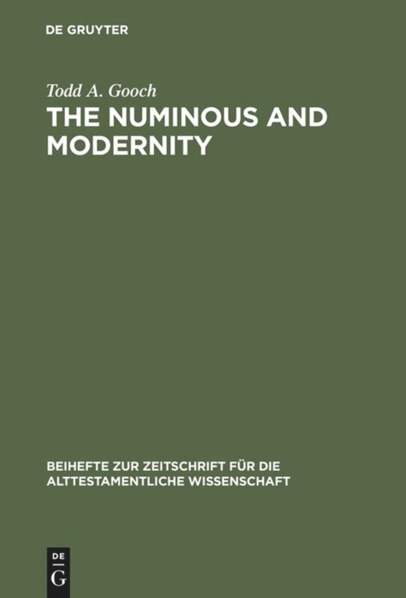 book: The Numinous and Modernity