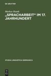 book: "Spracharbeit" im 17. Jahrhundert