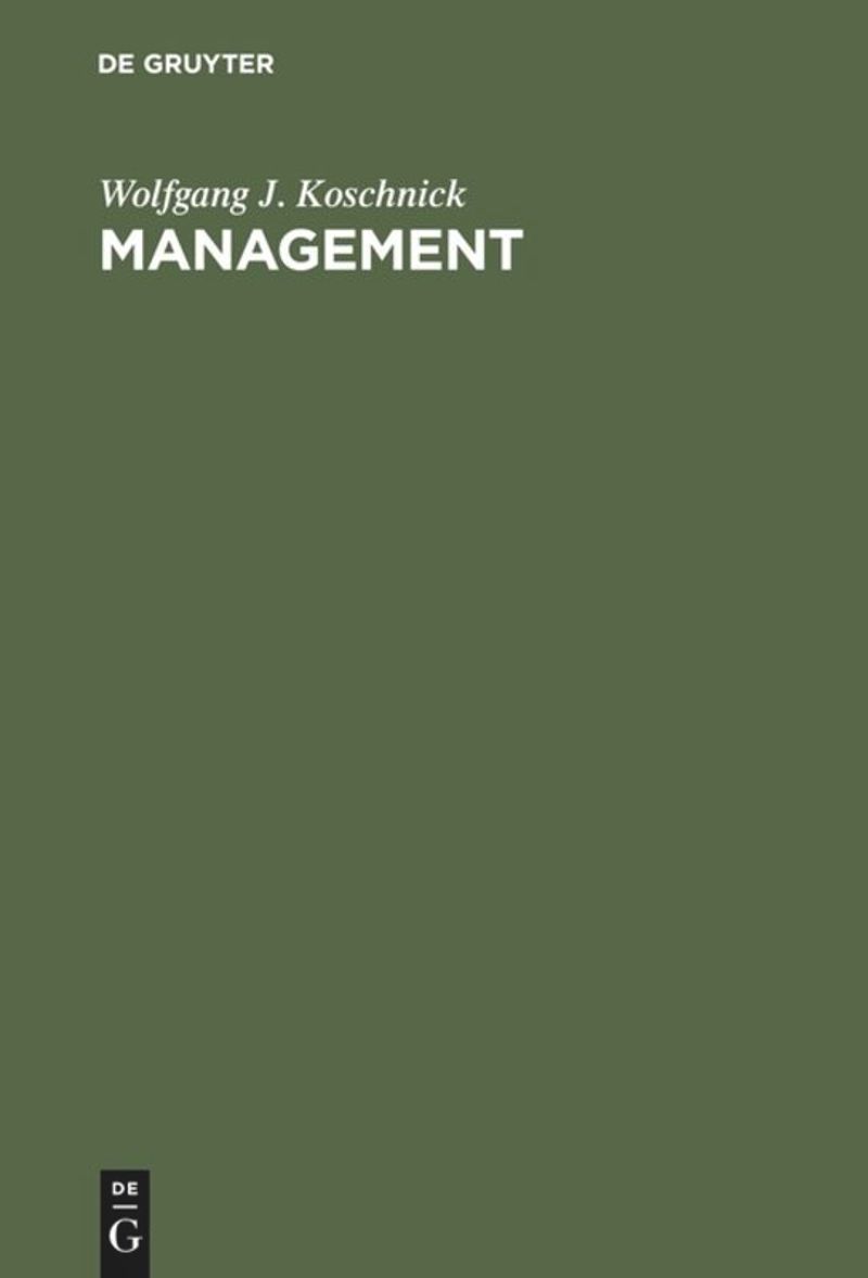book: Management