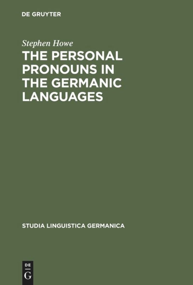 book: The Personal Pronouns in the Germanic Languages