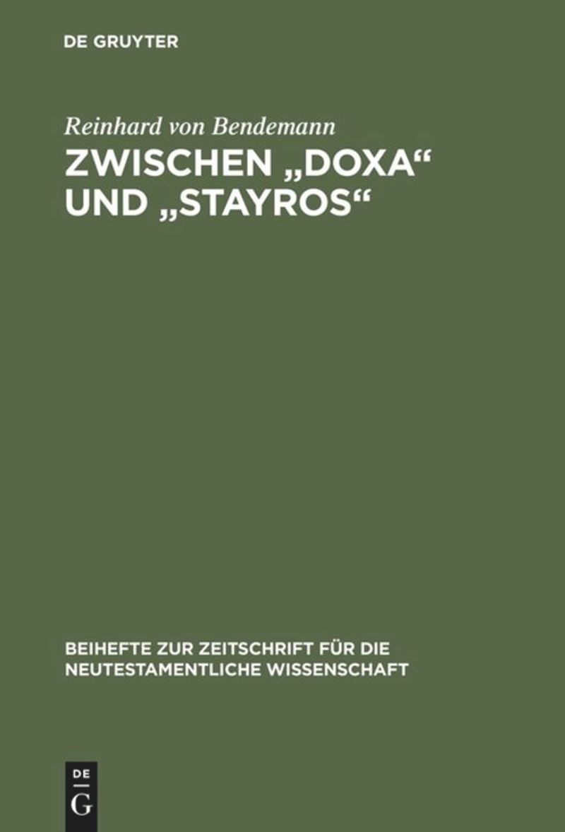 book: Zwischen "Doxa" und "Stayros"