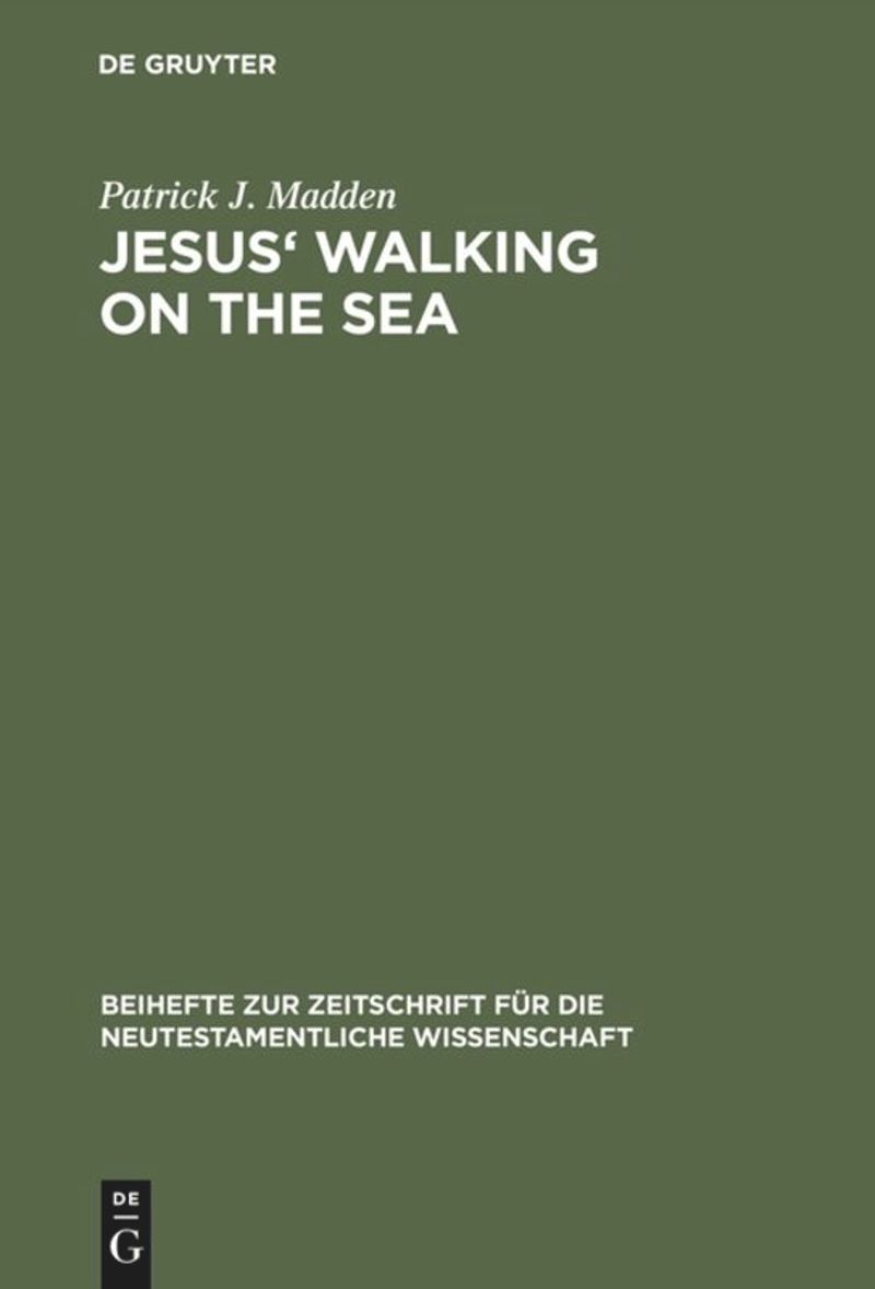 book: Jesus' Walking on the Sea