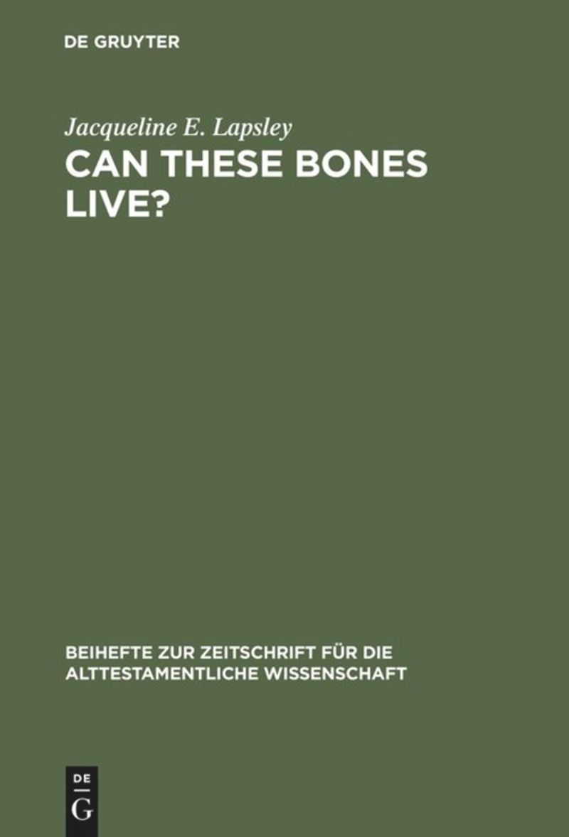 book: Can These Bones Live?