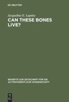 book: Can These Bones Live?