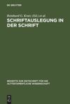 book: Schriftauslegung in der Schrift