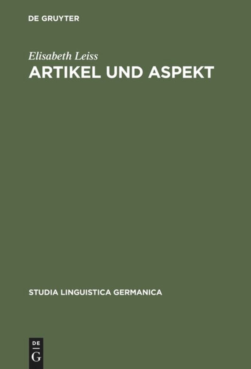 book: Artikel und Aspekt