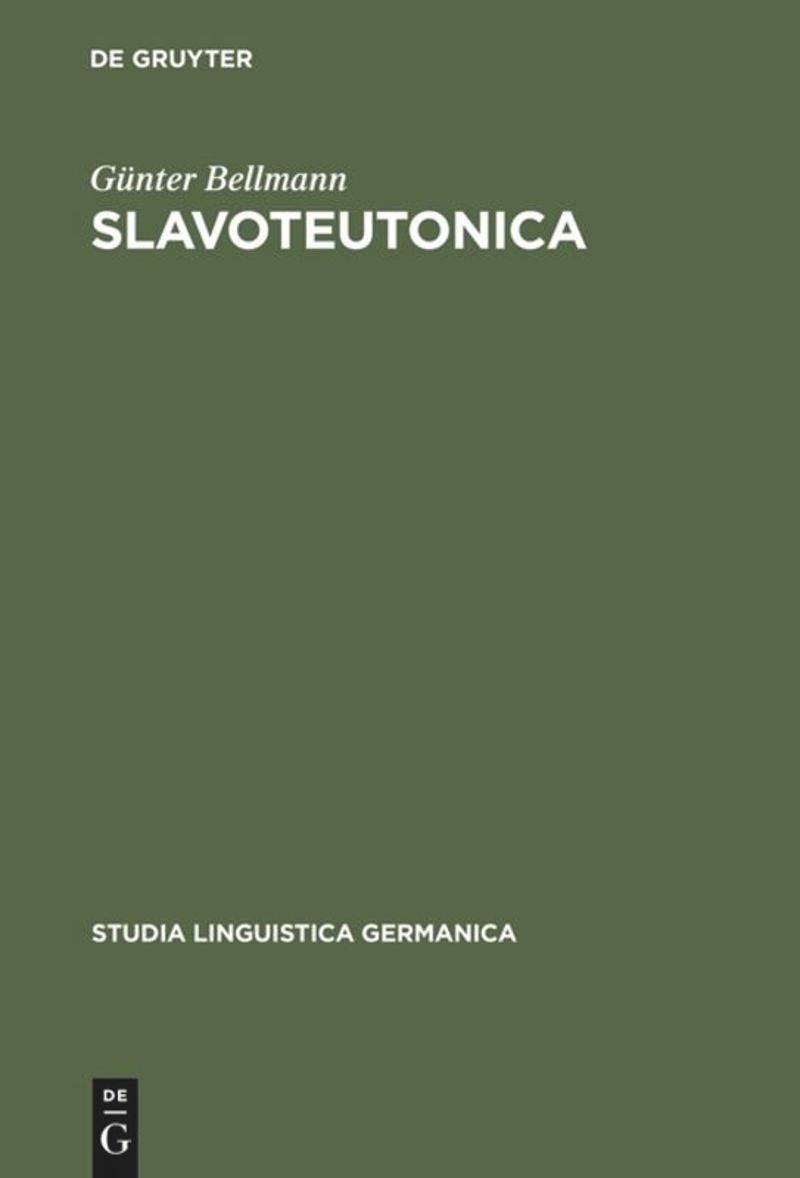 book: Slavoteutonica