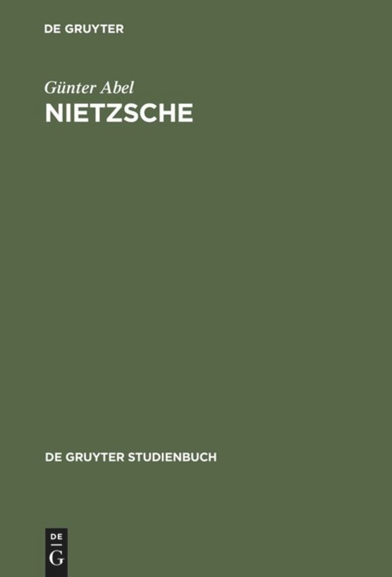 book: Nietzsche