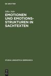 book: Emotionen und Emotionsstrukturen in Sachtexten