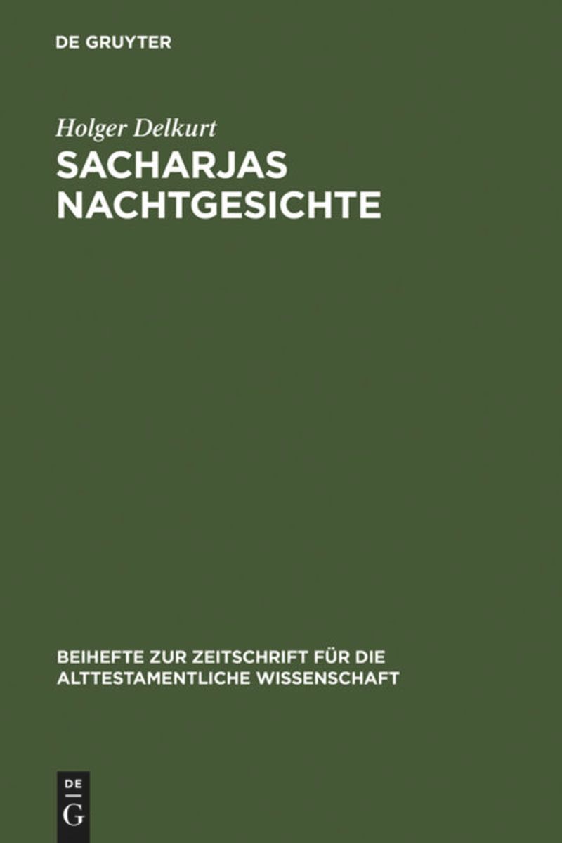 book: Sacharjas Nachtgesichte