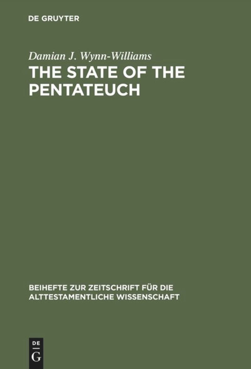 book: The State of the Pentateuch