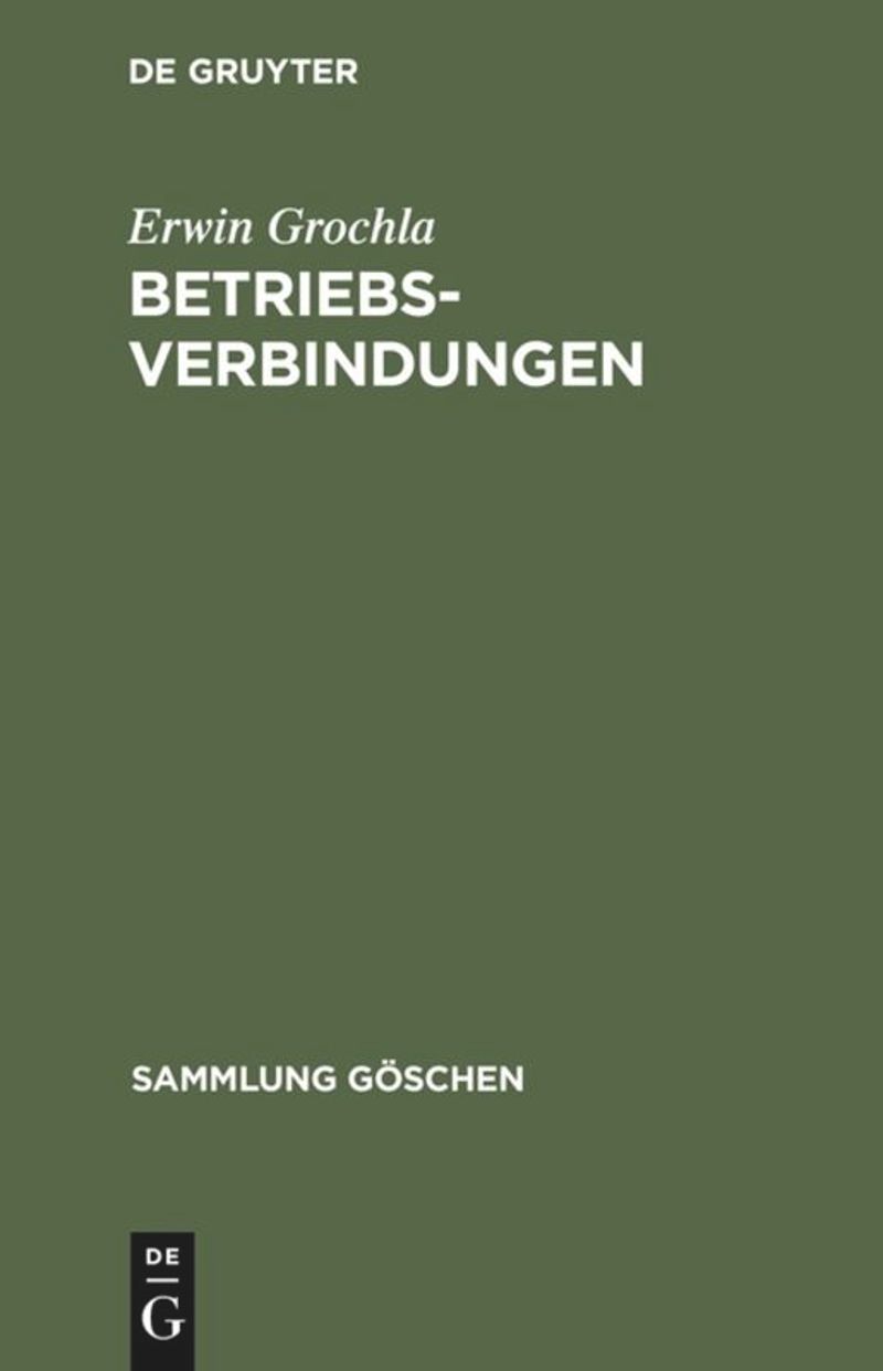 book: Betriebsverbindungen