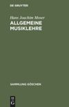 book: Allgemeine Musiklehre