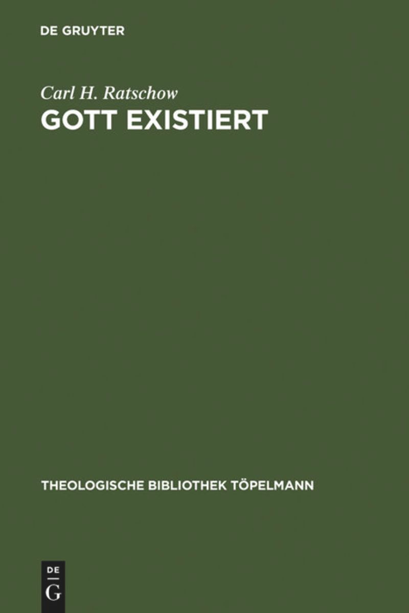 book: Gott existiert