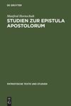 book: Studien zur Epistula Apostolorum