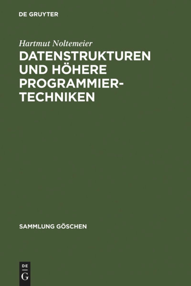 book: Datenstrukturen und höhere Programmiertechniken