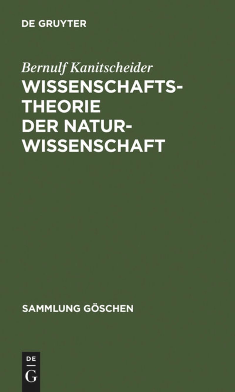 book: Wissenschaftstheorie der Naturwissenschaft