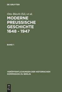 book: Moderne Preussische Geschichte 1648 - 1947