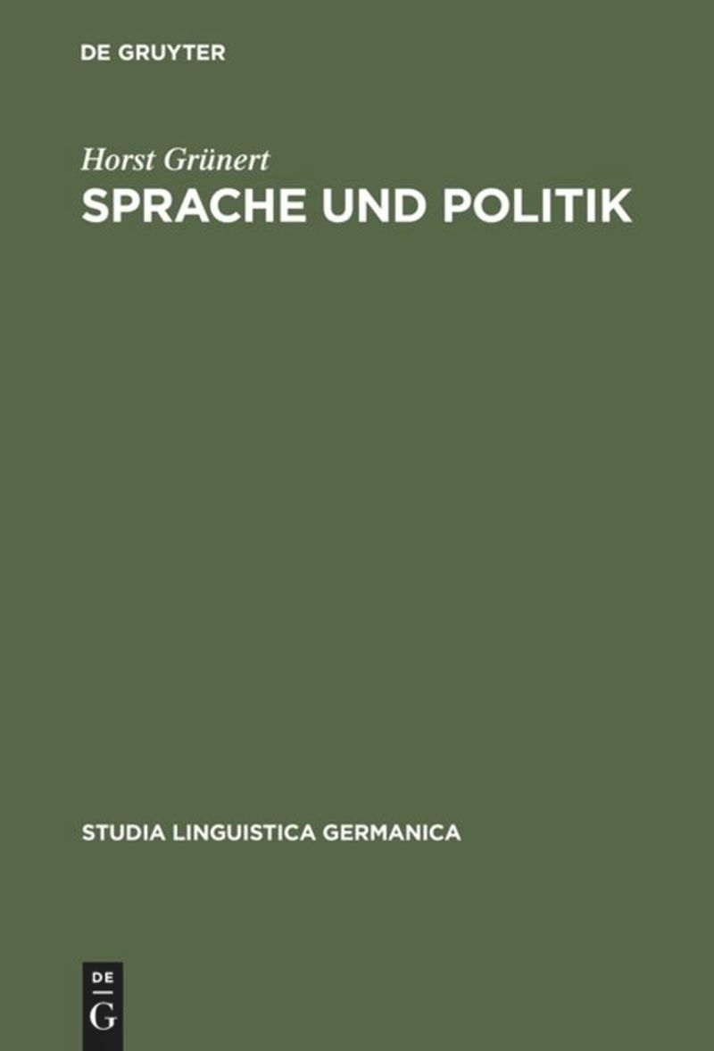 book: Sprache und Politik