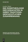 book: Die Zionstheologie der Korachiten in ihrem traditionsgeschichtlichen Zusammenhang