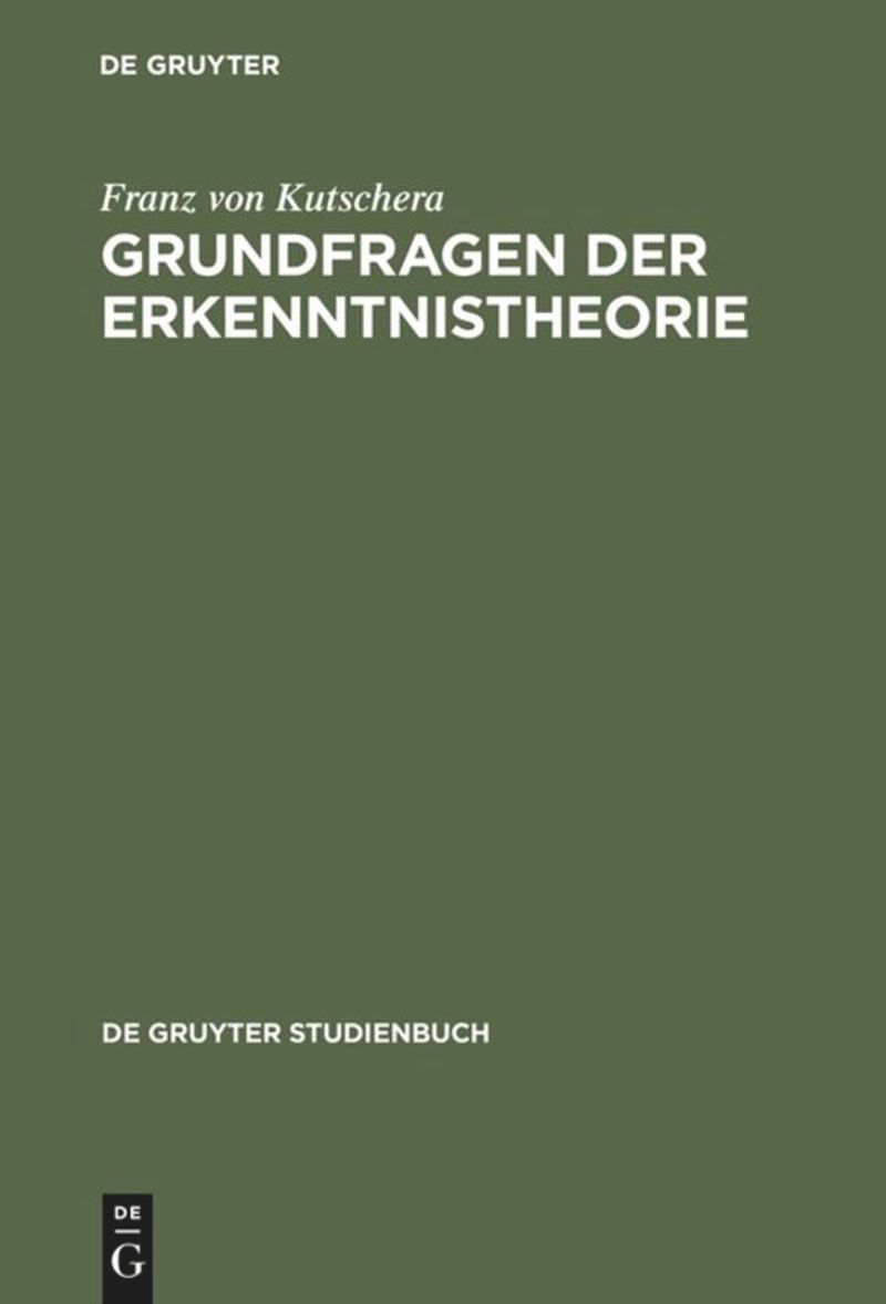 book: Grundfragen der Erkenntnistheorie