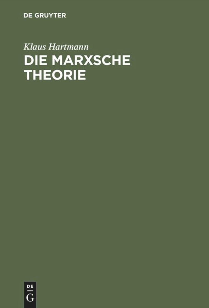 book: Die Marxsche Theorie