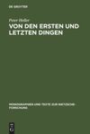 Von den ersten und letzten Dingen