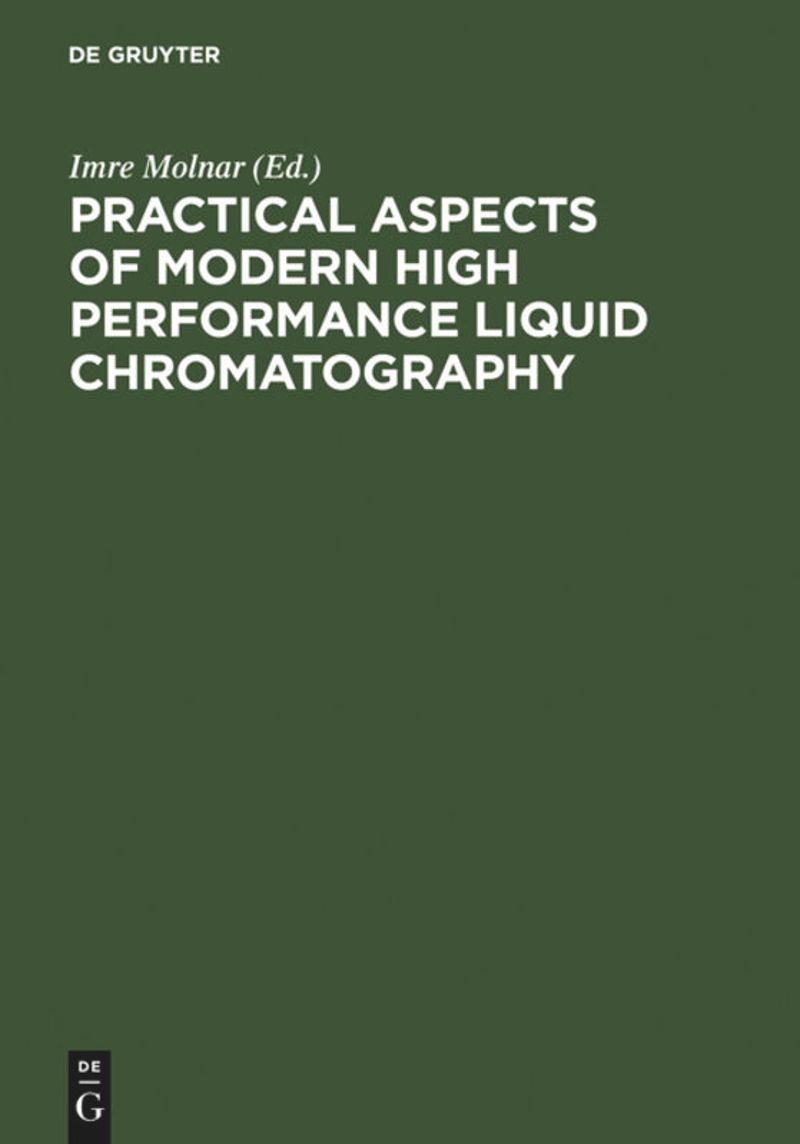 book: Practical Aspects of Modern High Performance Liquid Chromatography