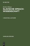 book: I Einleitung, Lautlehre