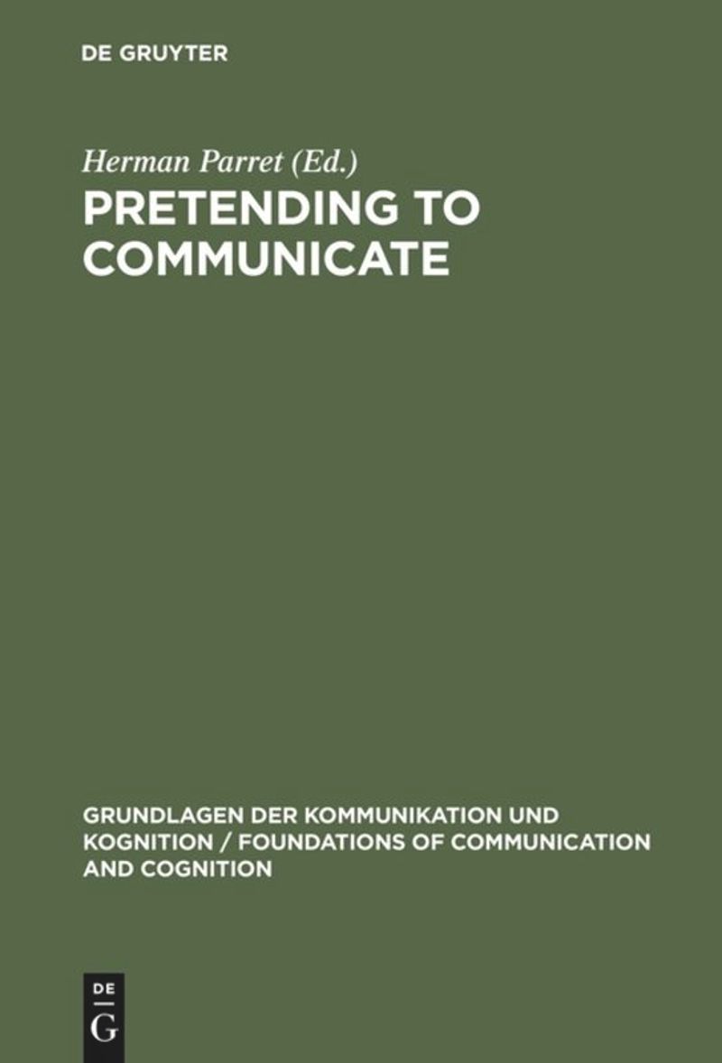 book: Pretending to Communicate