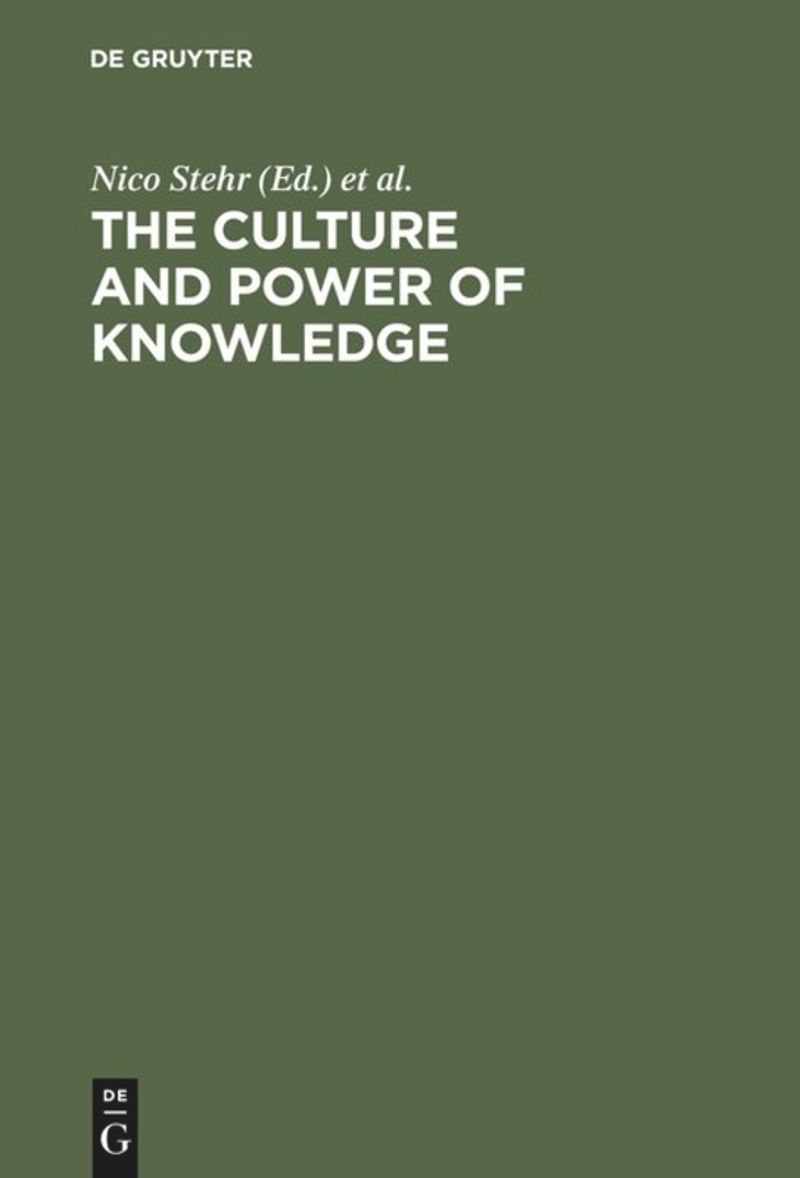 book: The Culture and Power of Knowledge