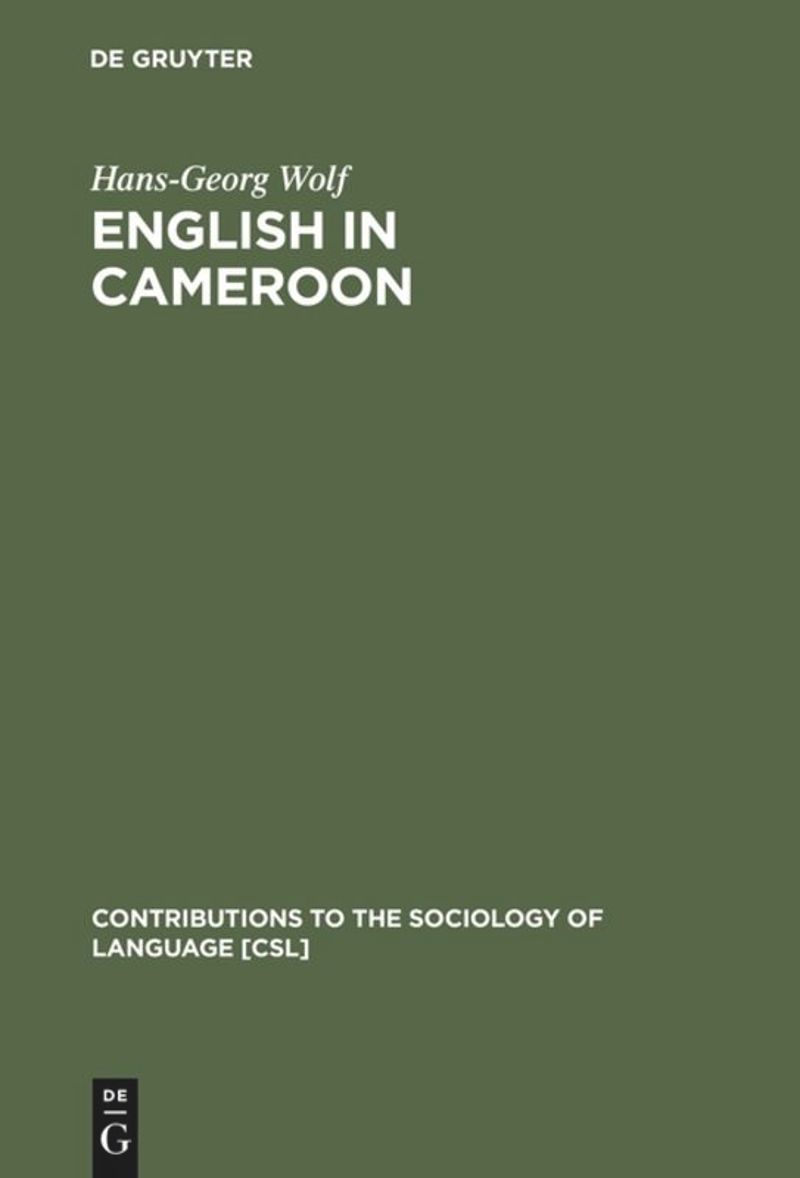book: English in Cameroon