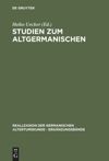 book: Studien zum Altgermanischen