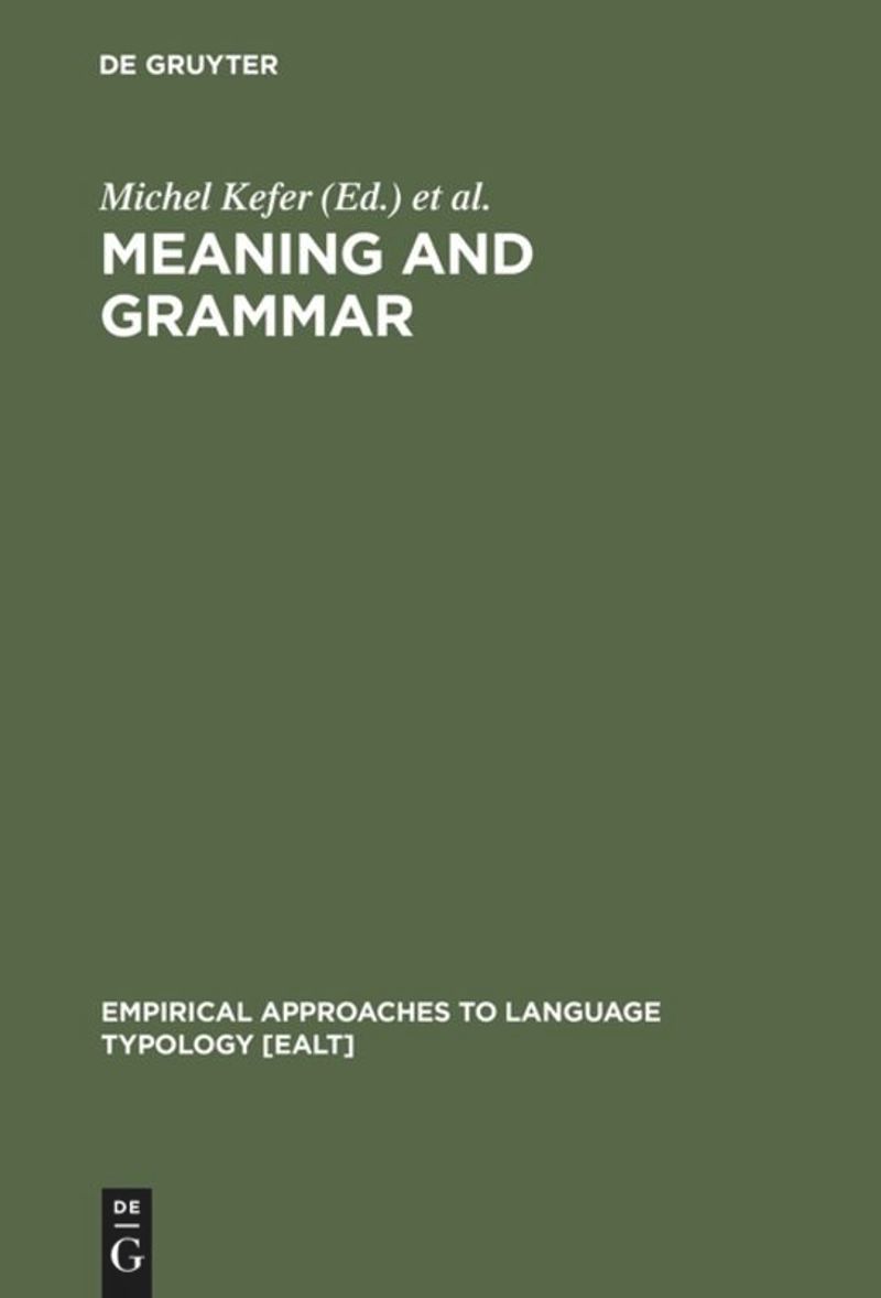 book: Meaning and Grammar