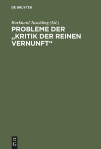 book: Probleme der "Kritik der reinen Vernunft"