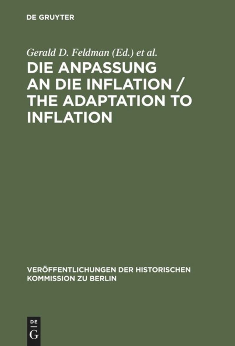 book: Die Anpassung an die Inflation / The Adaptation to Inflation