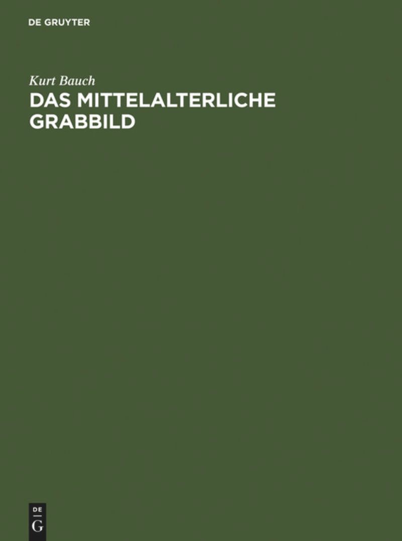 book: Das mittelalterliche Grabbild