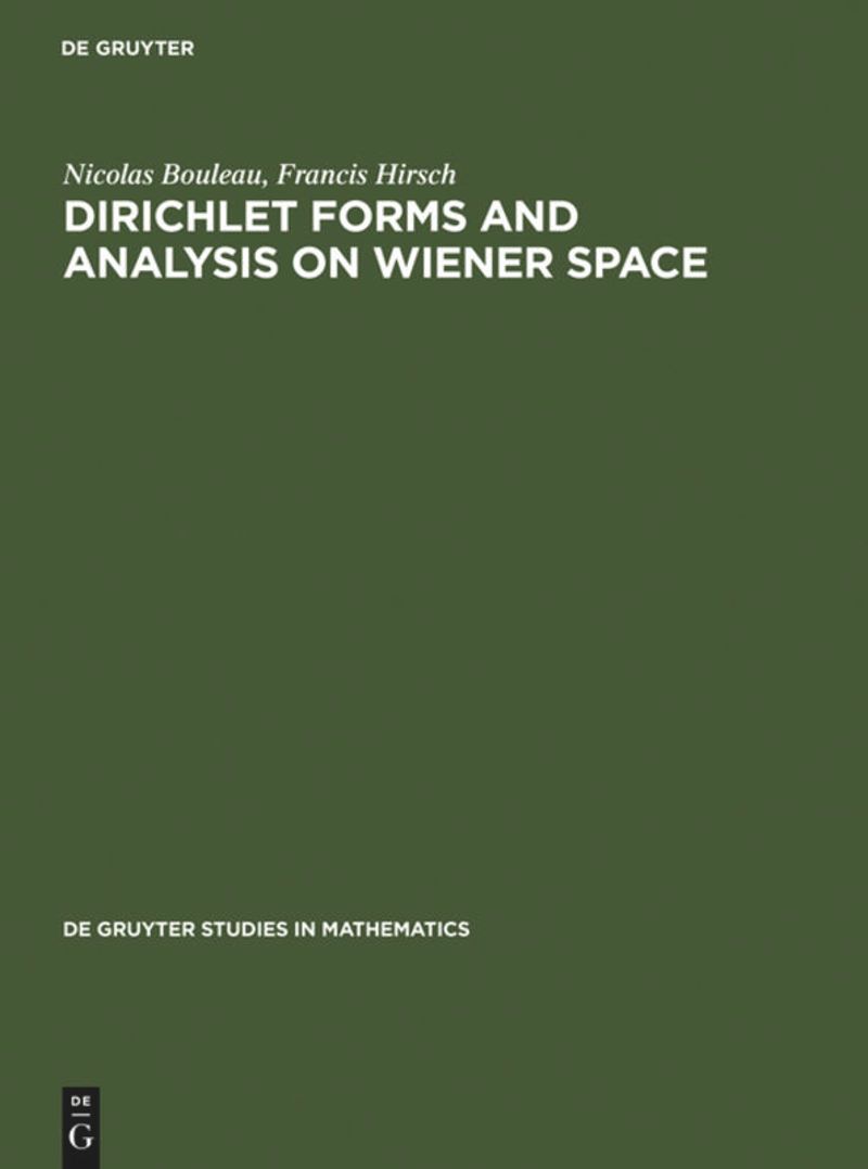 book: Dirichlet Forms and Analysis on Wiener Space